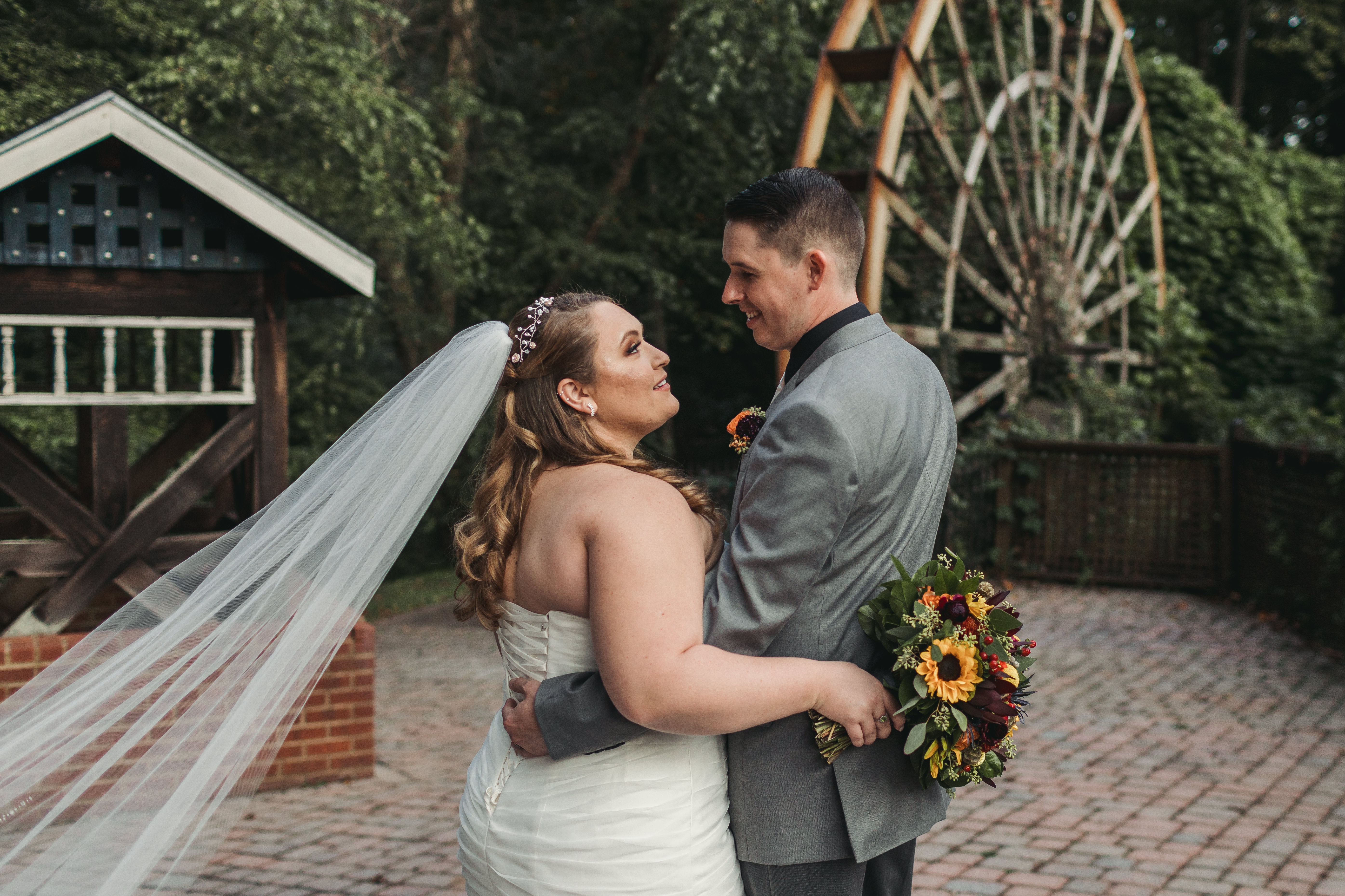 Fall Wedding at the Cotton Gin